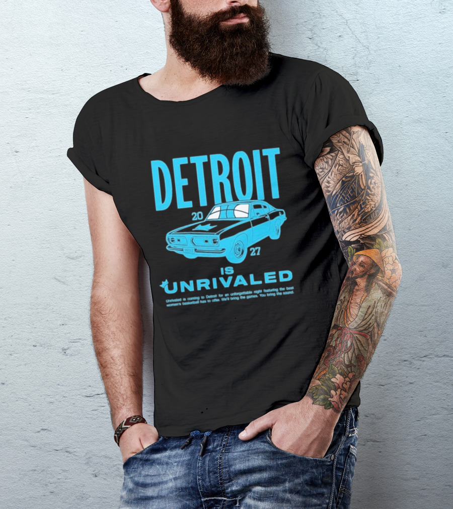 Detroit 2027 Is Unrivaled Season 3 Car Tour T-Shirt