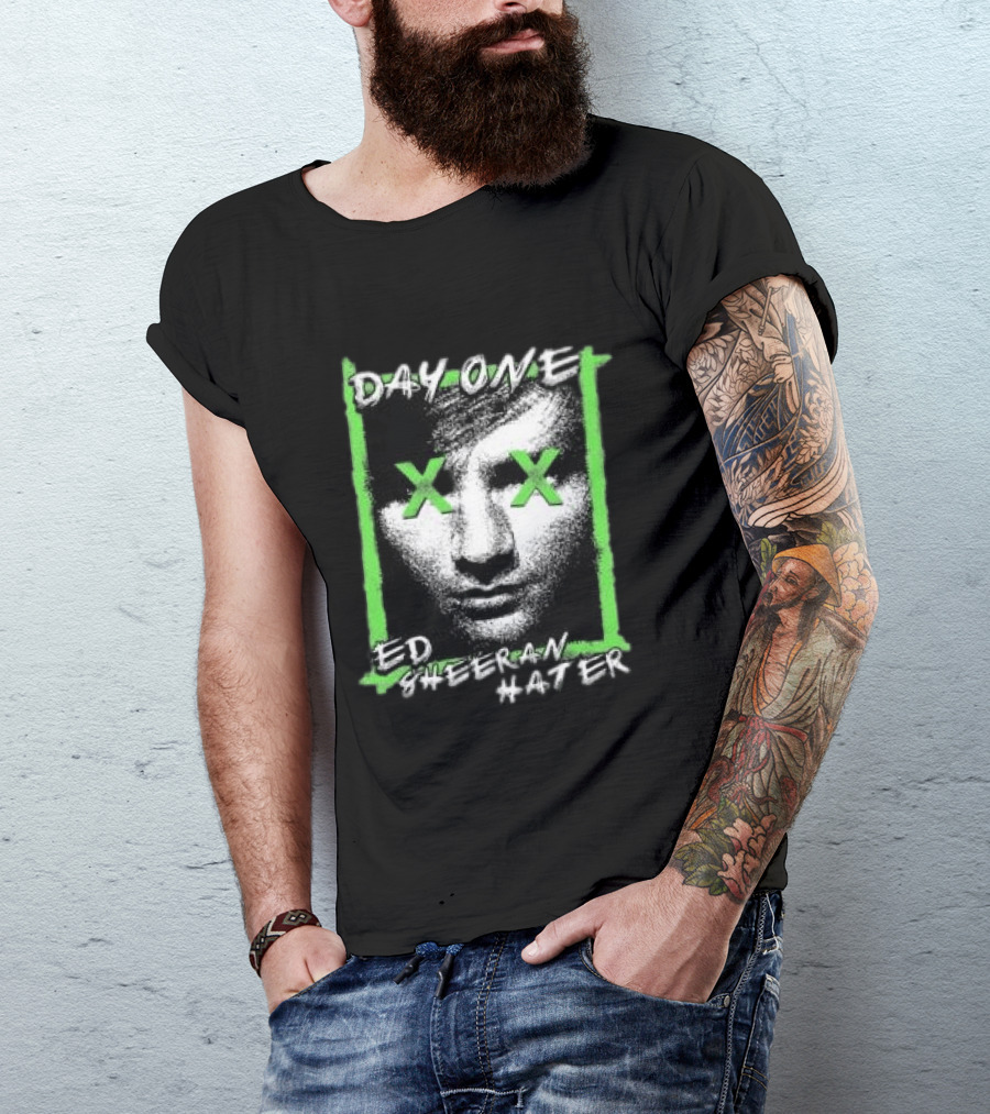 Day One Ed Sheeran Hater Punkwithacamera Clay Graham Ringer T-Shirt