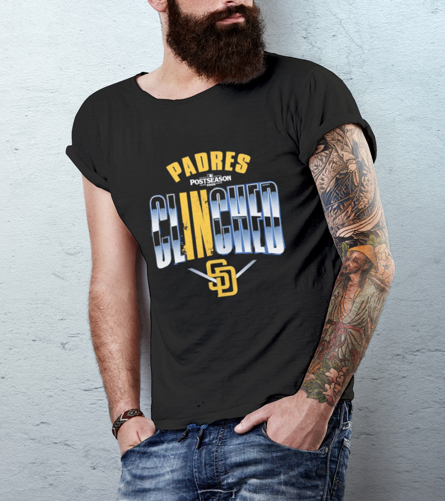 San Diego Padres 2026 MLB Postseason Clinched Padres Postseason Clinched SD T-Shirt