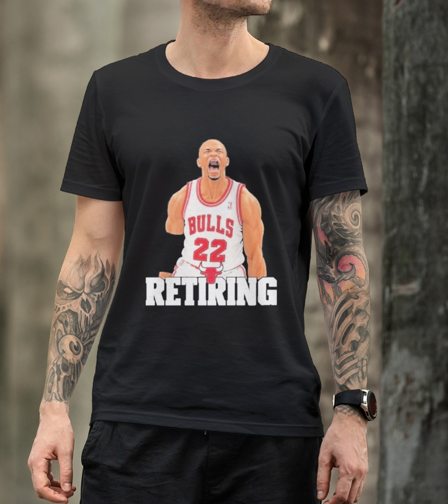 Taj Gibson 22 Bulls Retiring Iconic Moment T-Shirt