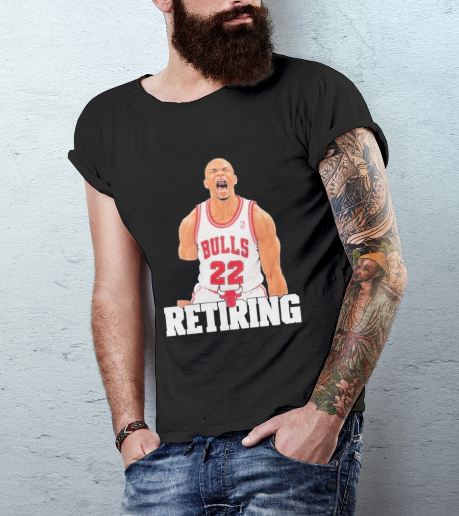 Taj Gibson 22 Bulls Retiring Iconic Moment T-Shirt
