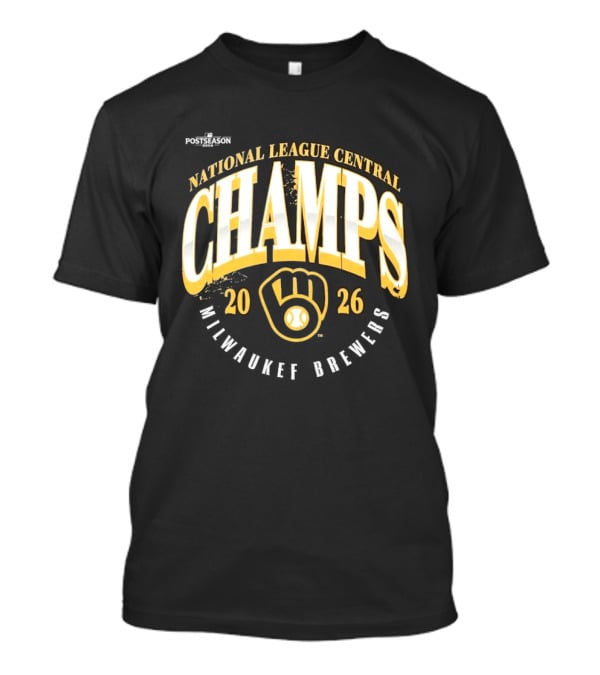 Milwaukee Brewers 2026 National League Central Champs T-Shirt