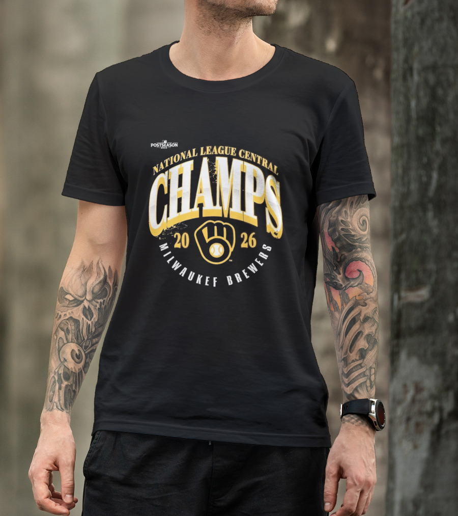 Milwaukee Brewers 2026 National League Central Champs T-Shirt