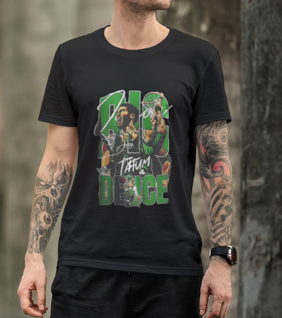Boston Celtics Tatum Big Deuce Dunking T-Shirt