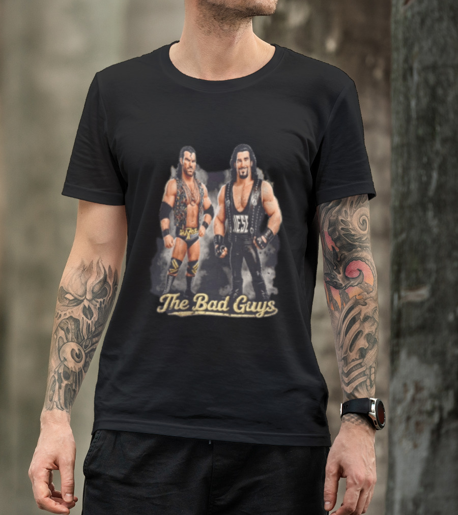 Razor Ramon Diesel The Bad Guys WWE Wrestling Legends T-Shirt