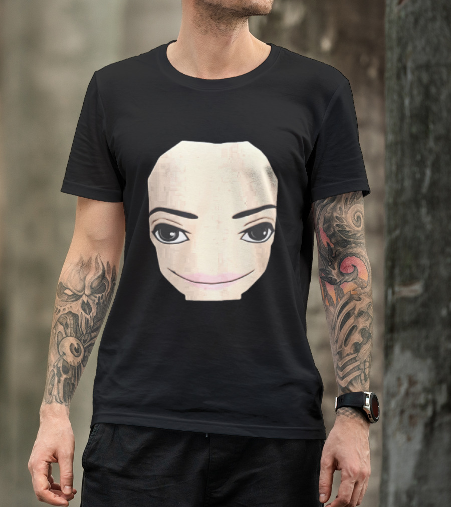 Roblox Avatar Smirking Face Female T-Shirt