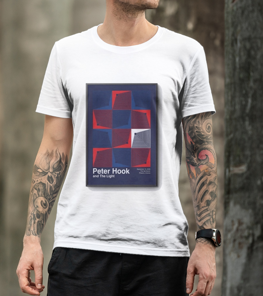 Peter Hook And The Light September 15 2026 The Van Buren Phoenix Arizona T-Shirt