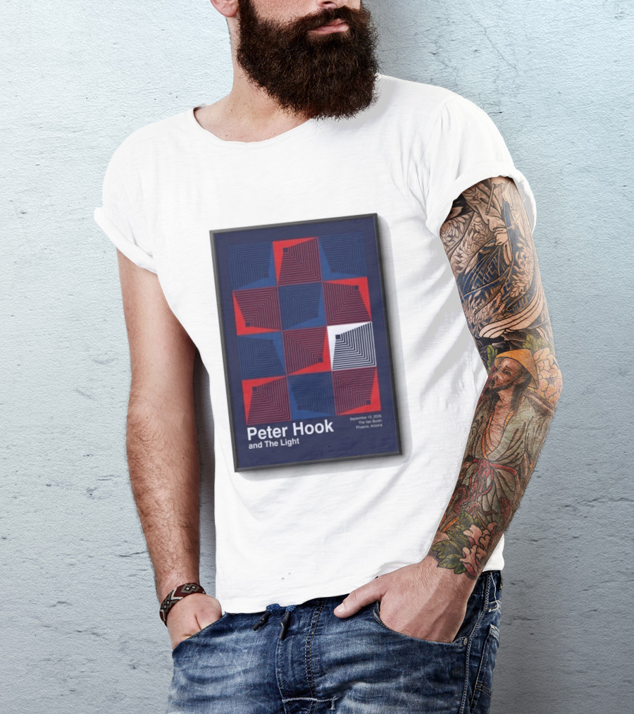 Peter Hook And The Light September 15 2026 The Van Buren Phoenix Arizona T-Shirt