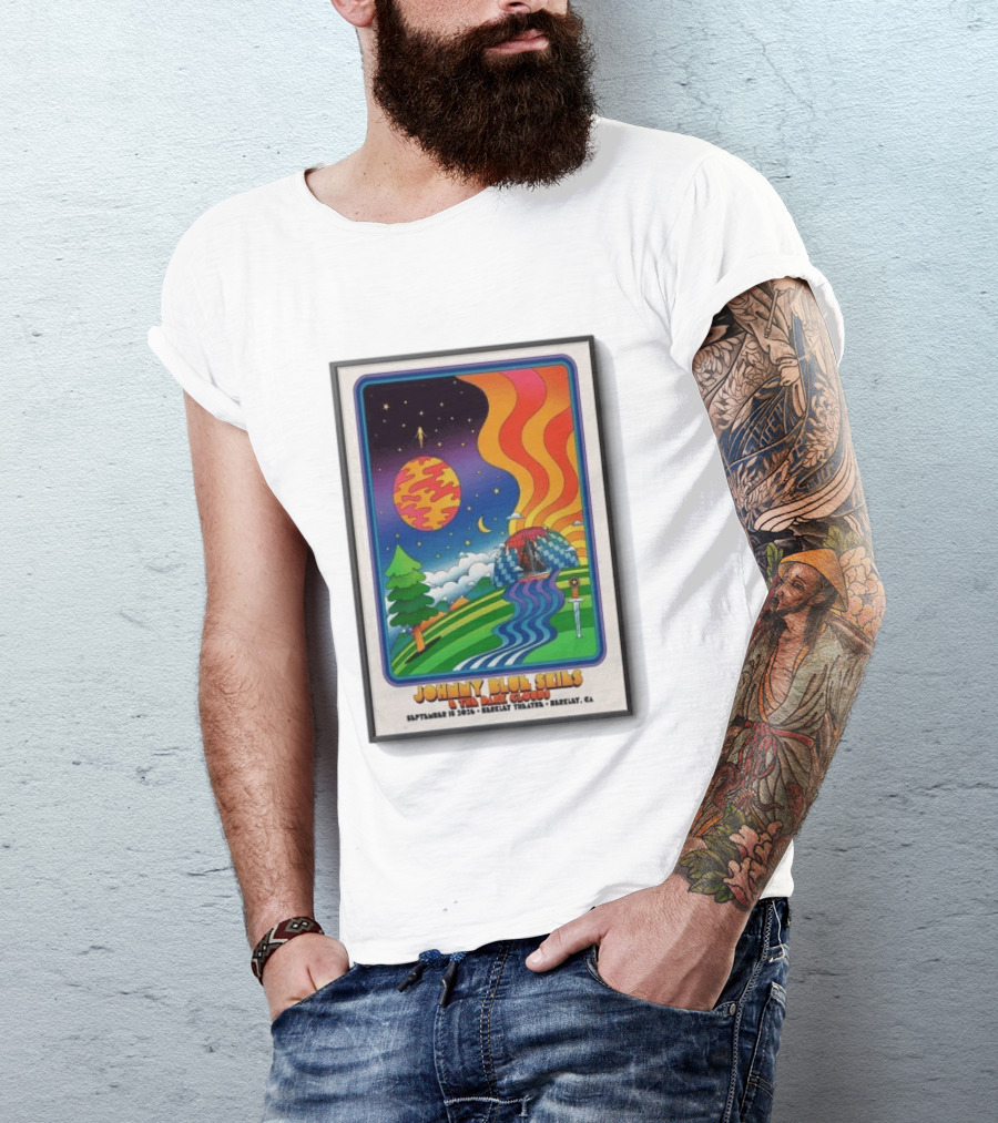 Johnny Blue Skies And The Dark Clouds Berkeley Theatre September 15 2026 Berkeley CA T-Shirt