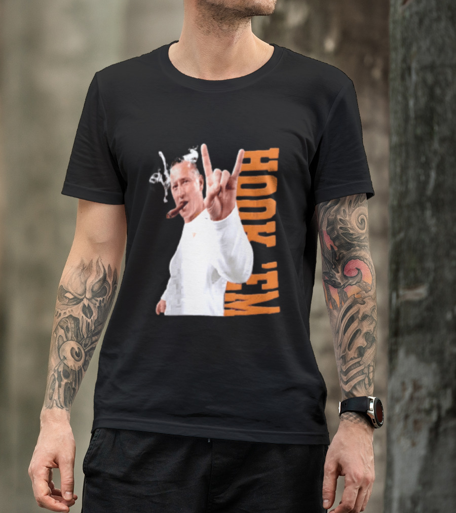 Coach Steve Sarkisian Hock 'Em Gesture Football Spirit T-Shirt