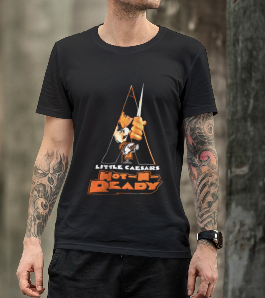 Little Caesars Hot N Ready A Work Orange Pizza Fusion T-Shirt