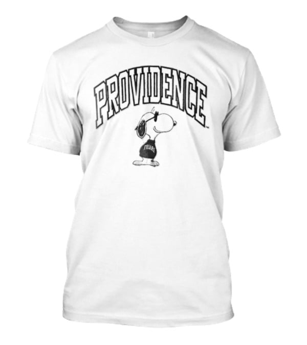 Providence Friars Snoopy Sunglasses NCAA Cartoon T-Shirt