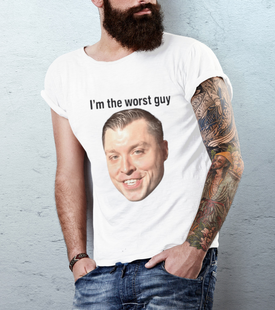 Jimmy Failla I'm The Worst Guy Big Head Face Meme T-Shirt
