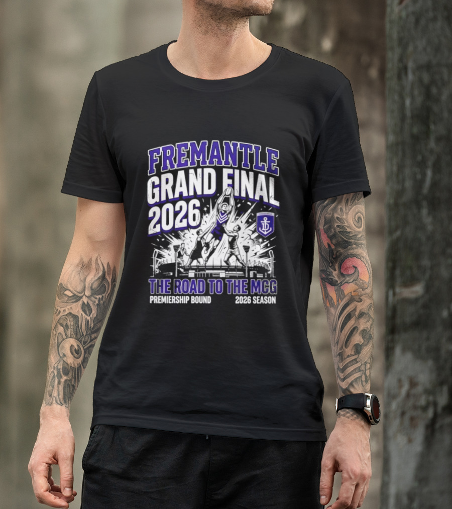 Fremantle Grand Final 2026 Road To The MCG AFL Dockers T-Shirt