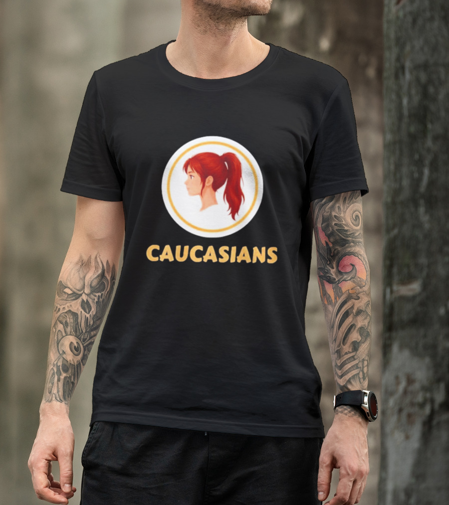 Caucasians Redhead Ponytail Profile T-Shirt