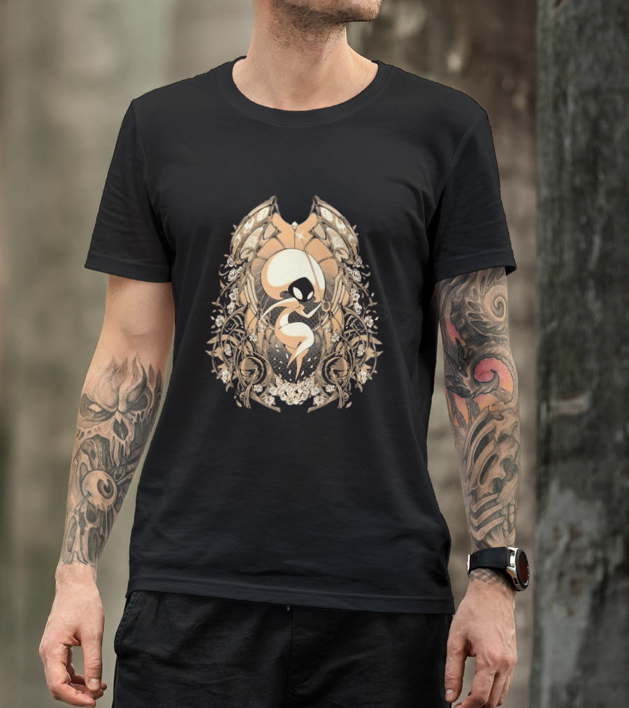 Hollow Knight Silksong Intrepid Pursuer Ornate T-Shirt