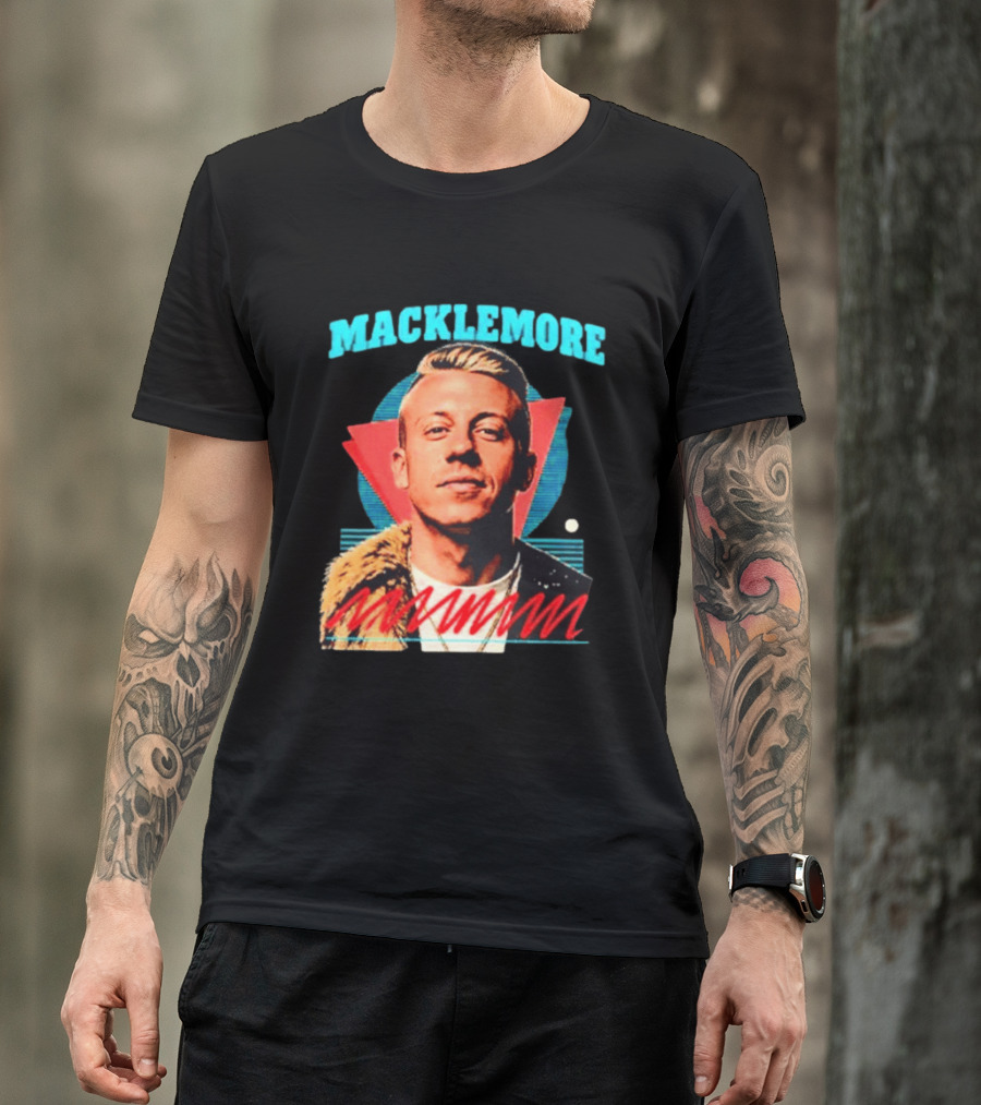 Macklemore Vintage Retro Style Collage T-Shirt