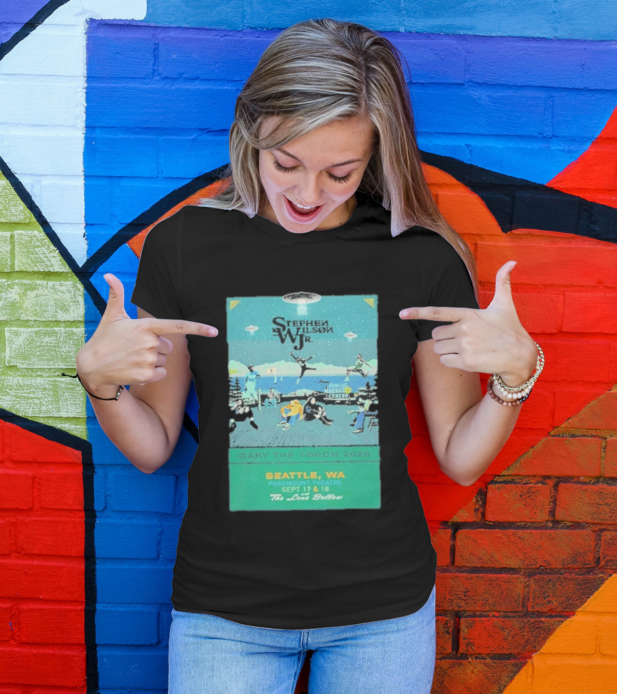 Stephen Wilson Jr Carry The Torch 2026 Seattle Paramount Theatre Event September 17 18 Public Market Center Seattle WA T-Shirt
