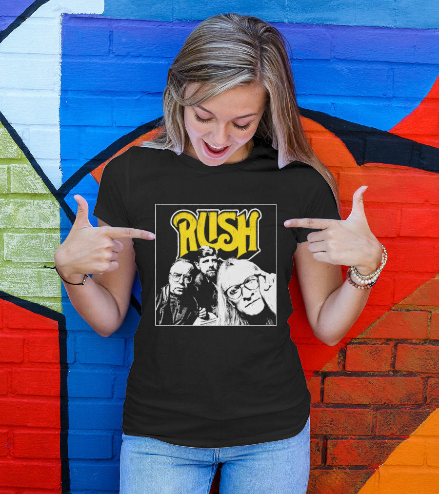 Rush Lone Gunmen Yellow T-Shirt