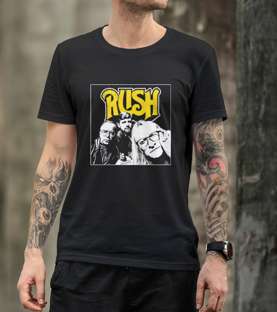 Rush Lone Gunmen Yellow T-Shirt