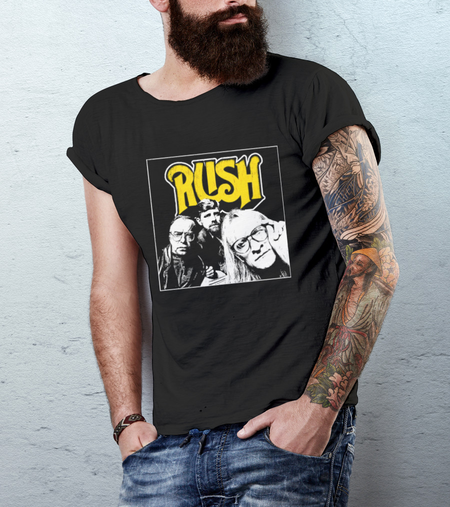 Rush Lone Gunmen Yellow T-Shirt