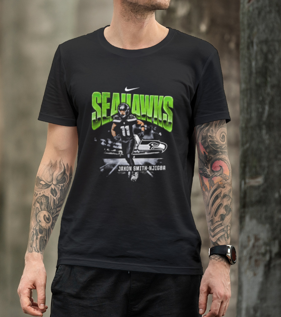 Seattle Seahawks Jaxon Smith Njigba 11 Nike Running Stadium T-Shirt