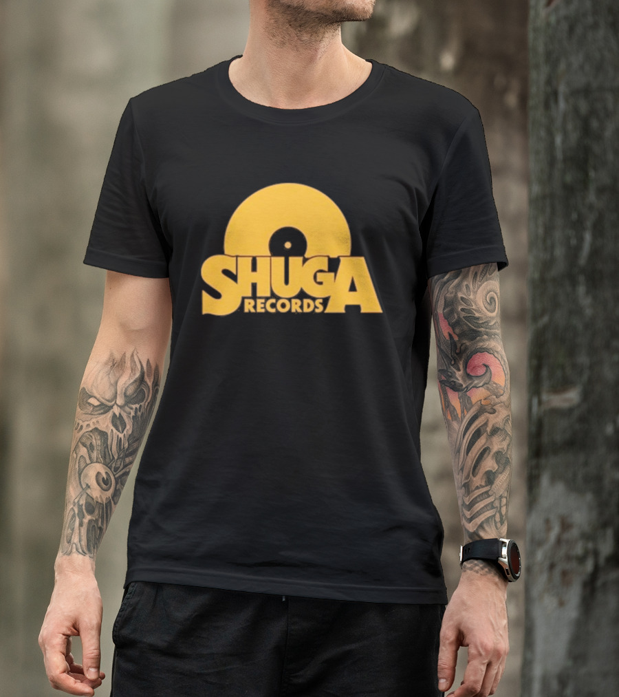 Shuga Records Vinyl Icon Retro Style Collection T-Shirt