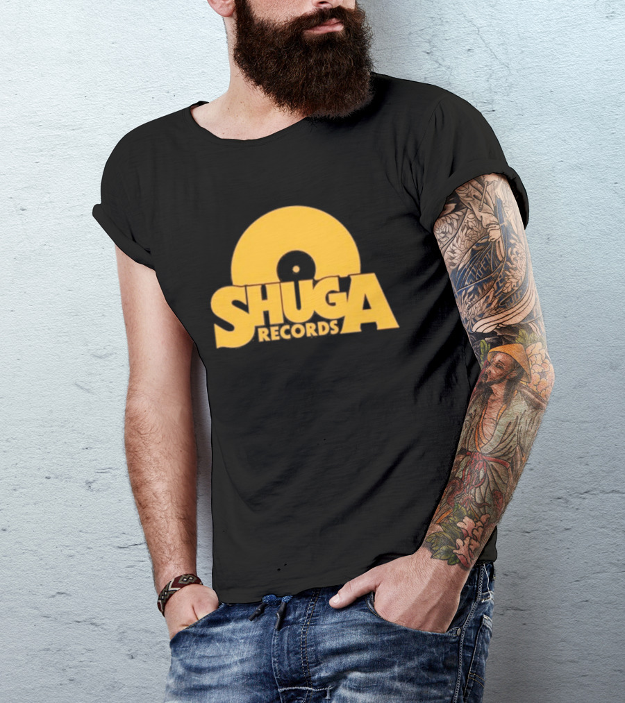 Shuga Records Vinyl Icon Retro Style Collection T-Shirt