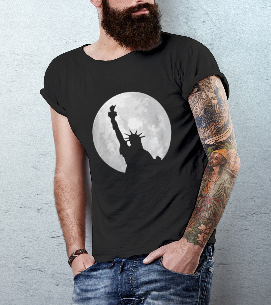 Statue Of Liberty Lunar T-Shirt