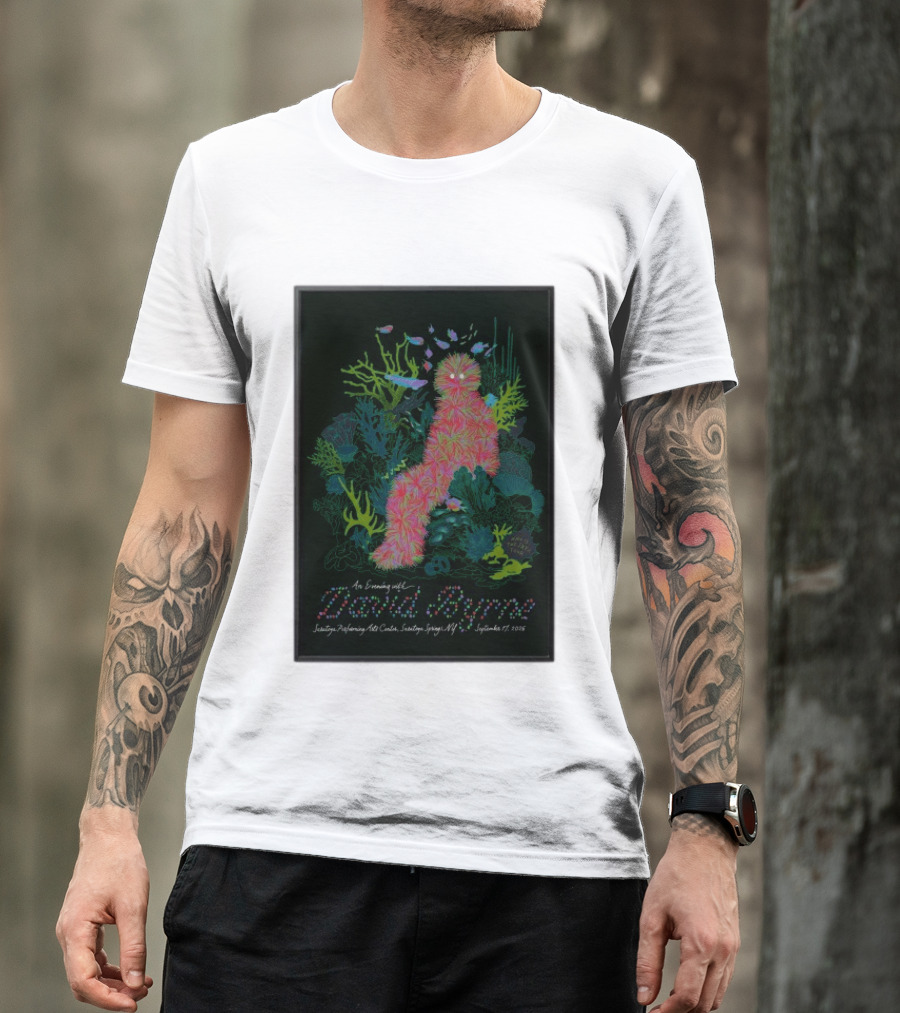 An Evening With David Byrne SPAC Saratoga Springs NY September 17 2026 T-Shirt