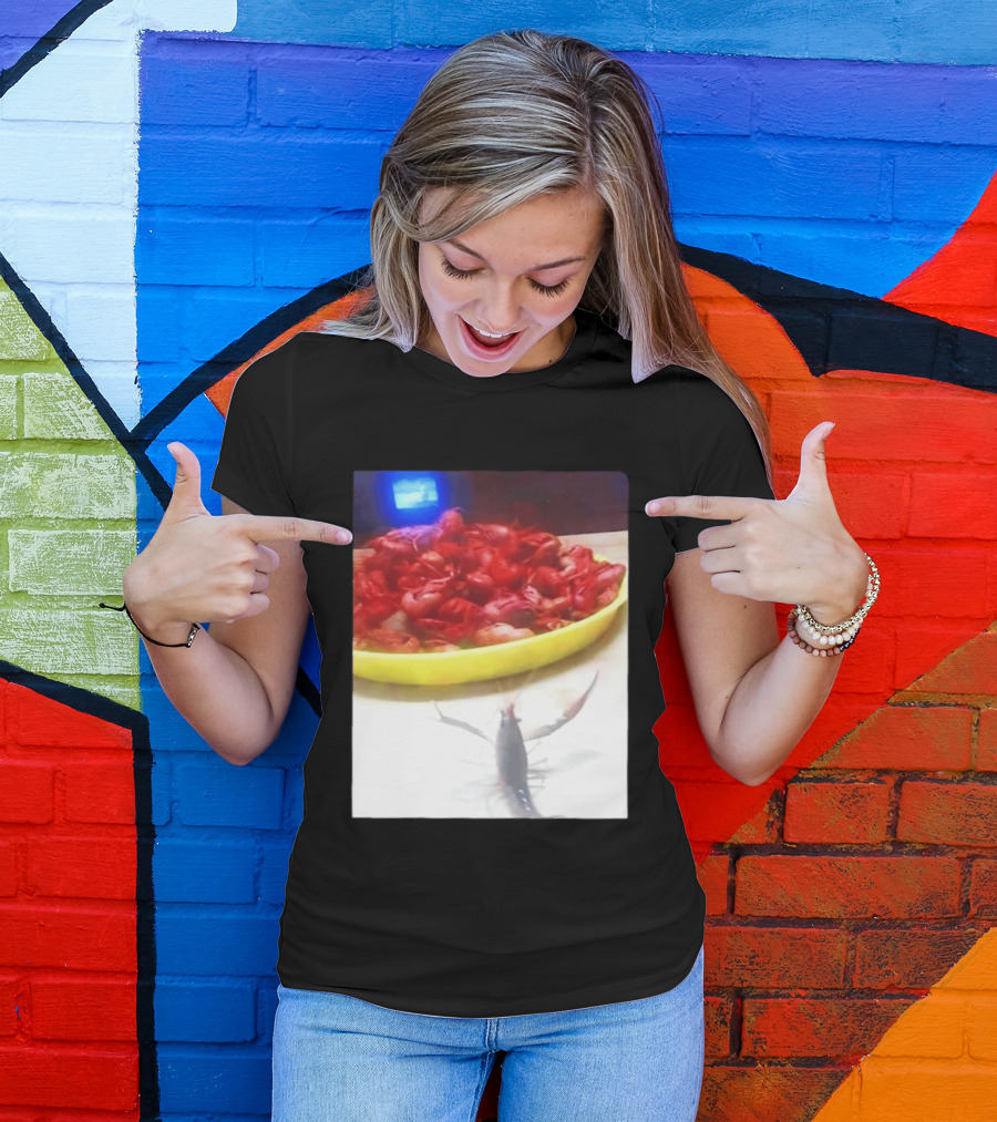 Sad Shrimp Meme T-Shirt