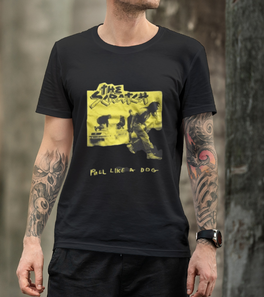 The Scratch Pull Like A Dog Grunge Style Vintage Band T-Shirt