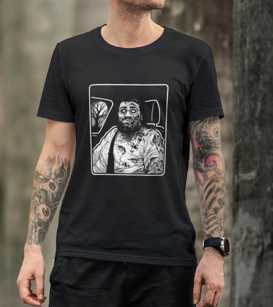 Undead Armenian Cory Zombie Ride With Tree T-Shirt