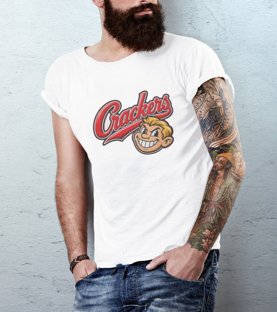 Crackers Vintage Baseball Team T-Shirt