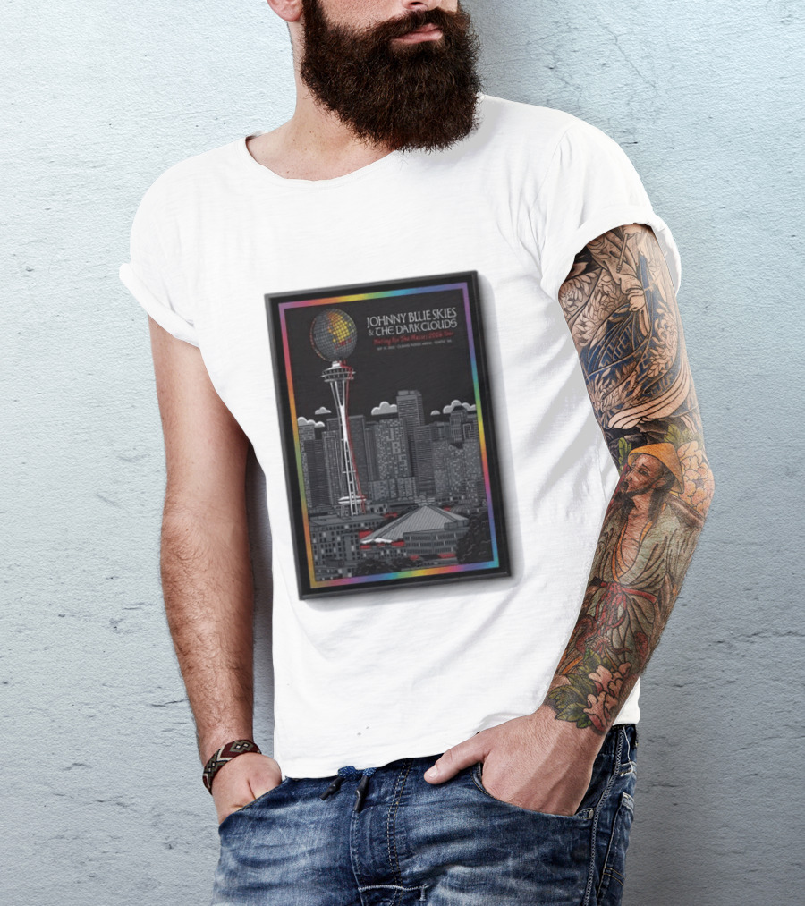 Johnny Blue Skies & The Dark Clouds Meeting For The Moment Seattle 2026 Tour Concert T-Shirt