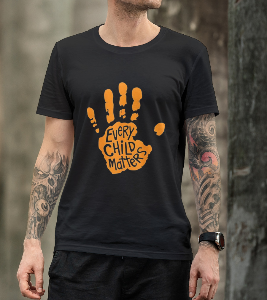 Every Child Matters Orange Handprint T-Shirt