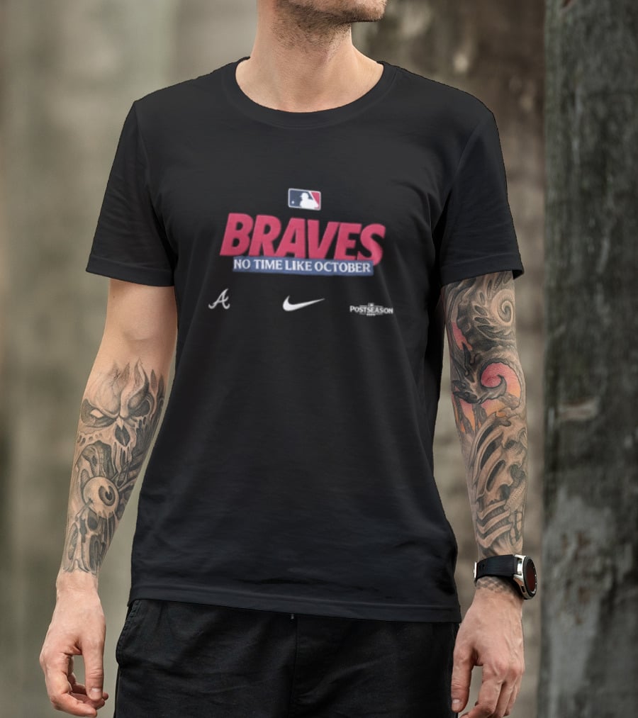 Braves No Time Like October MLB Nike T-Shirt