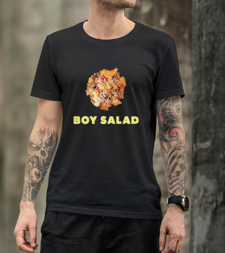 Giant Bomb Boy Salad Colorful Text Nachos T-Shirt