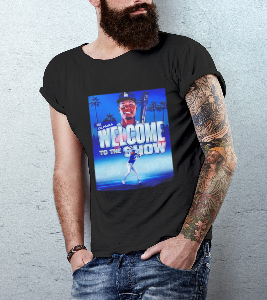 Josue De Paula Welcome To The Show Los Angeles Dodgers T-Shirt