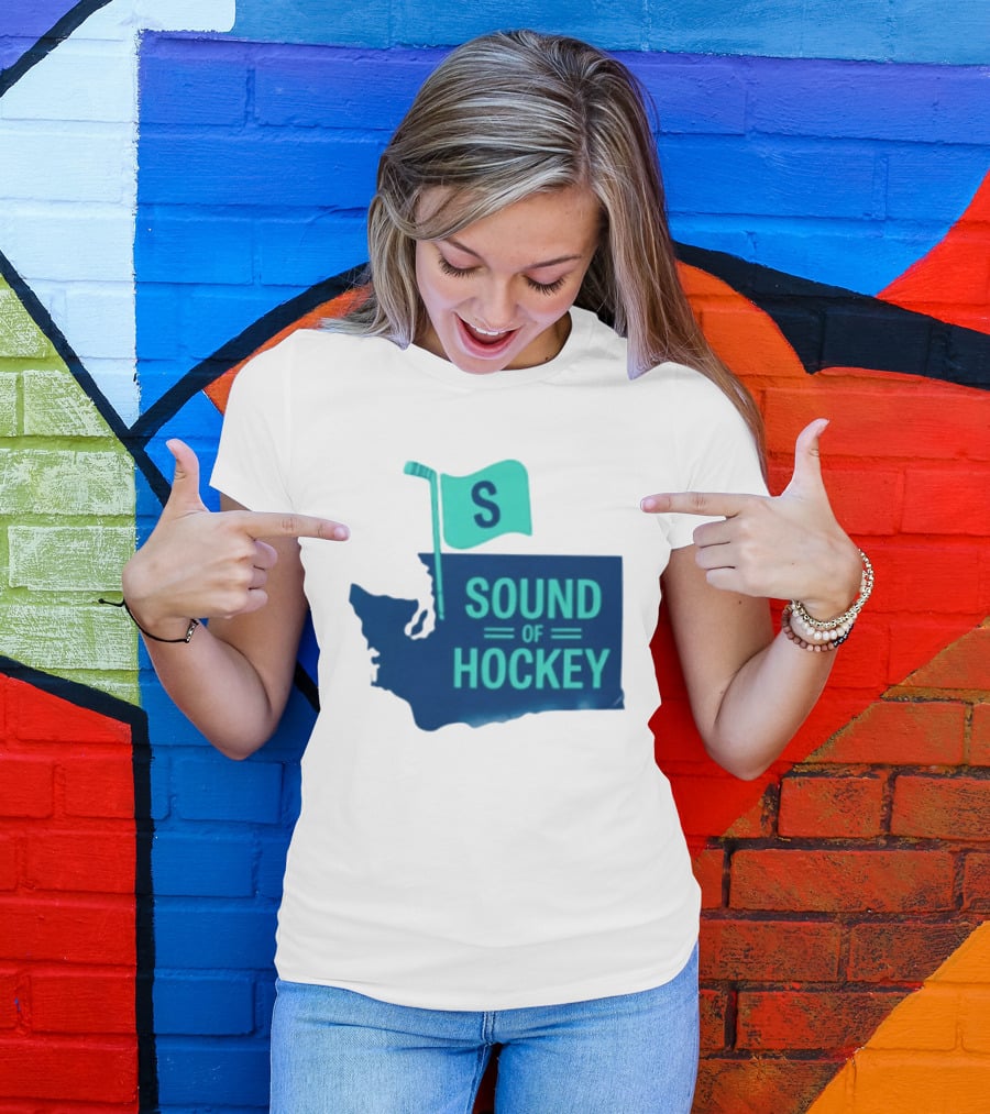Seattle Kraken Sound Of Hockey State Flag S T-Shirt