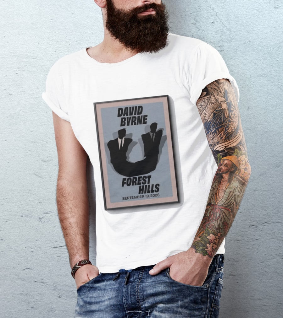 David Byrne Forest Hills September 19 2026 T-Shirt
