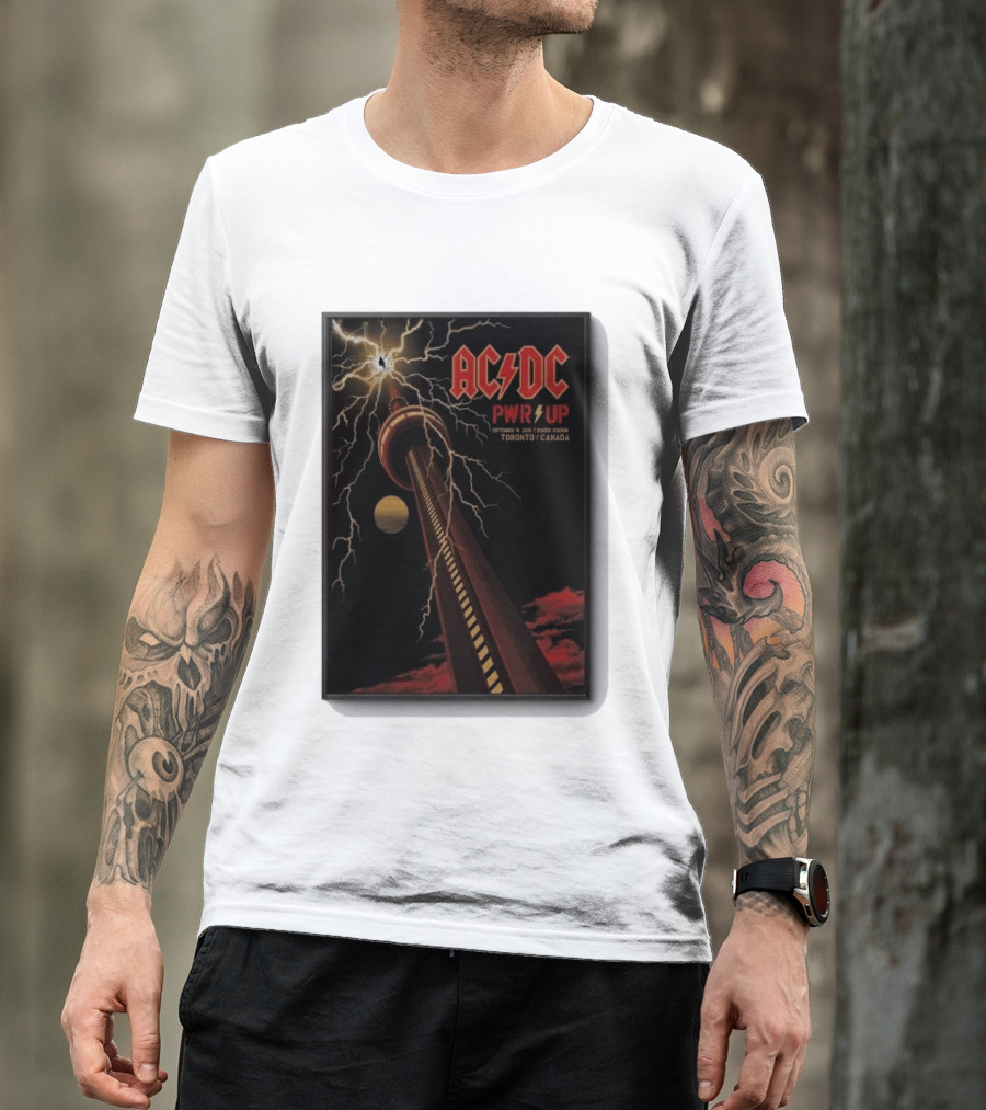 AC DC PWR UP Toronto Canada 2026 Rogers Stadium Concert T-Shirt