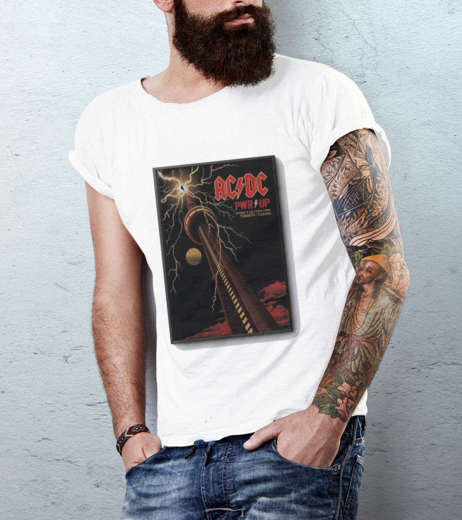 AC DC PWR UP Toronto Canada 2026 Rogers Stadium Concert T-Shirt