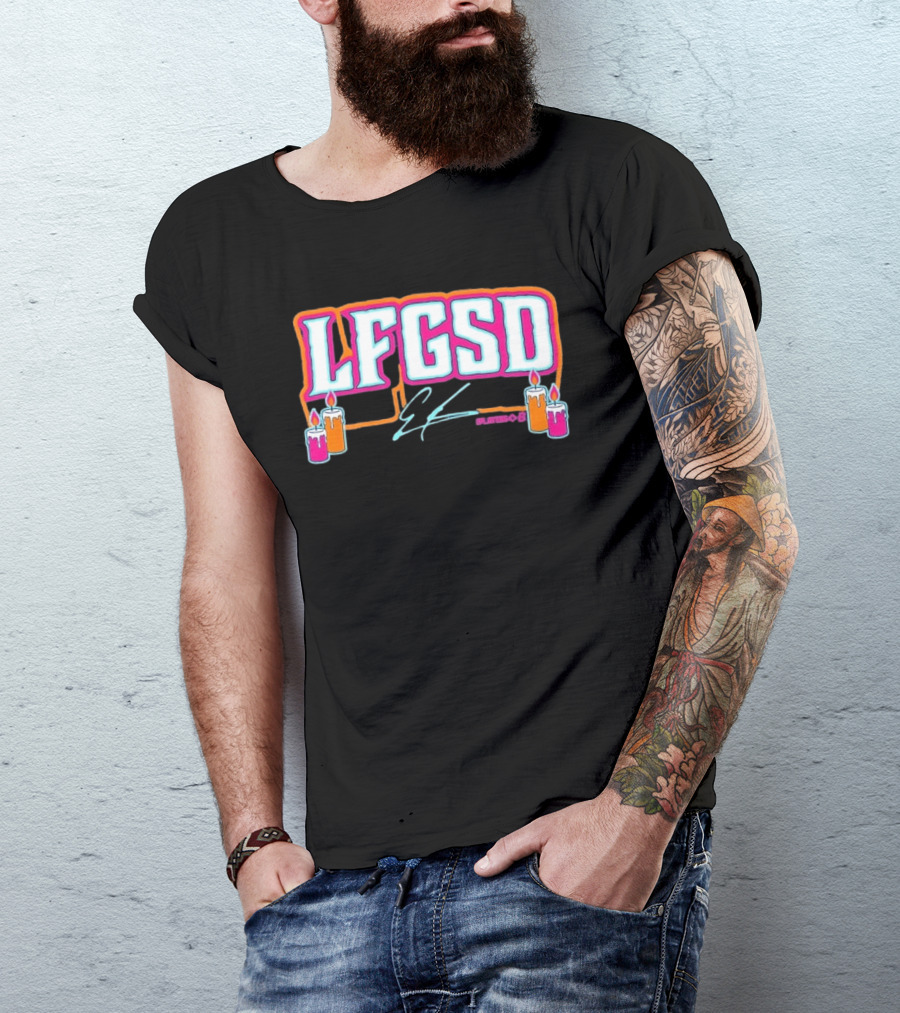 LFGSD Ethan Salas Signature Candles T-Shirt