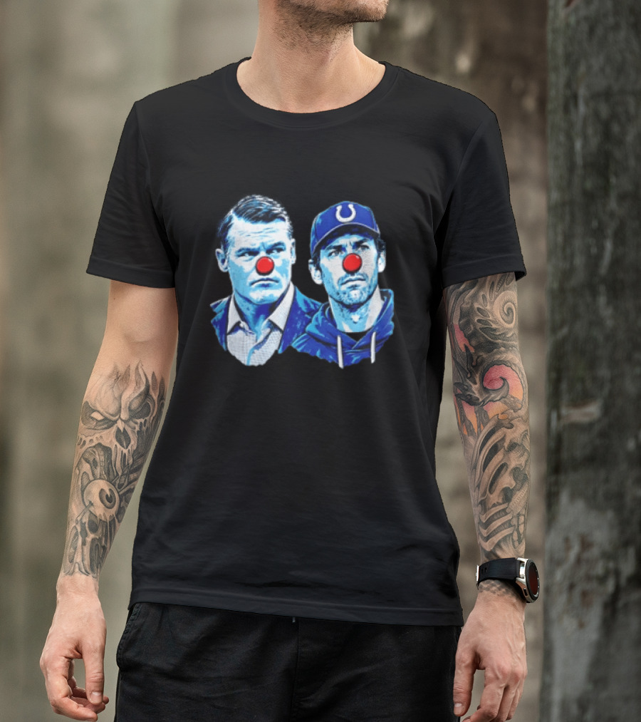 Indianapolis Colts Matt Ryan Red Clown Noses Two Men T-Shirt