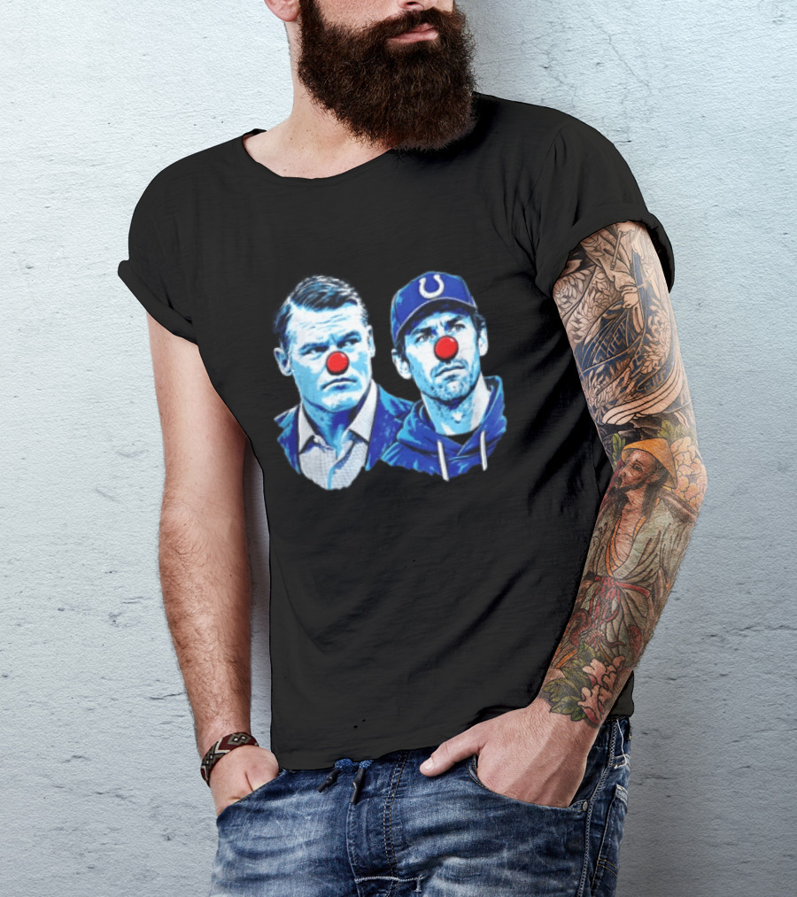Indianapolis Colts Matt Ryan Red Clown Noses Two Men T-Shirt