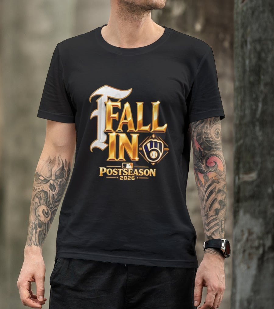 Milwaukee Brewers Fall In Postseason 2026 MLB T-Shirt