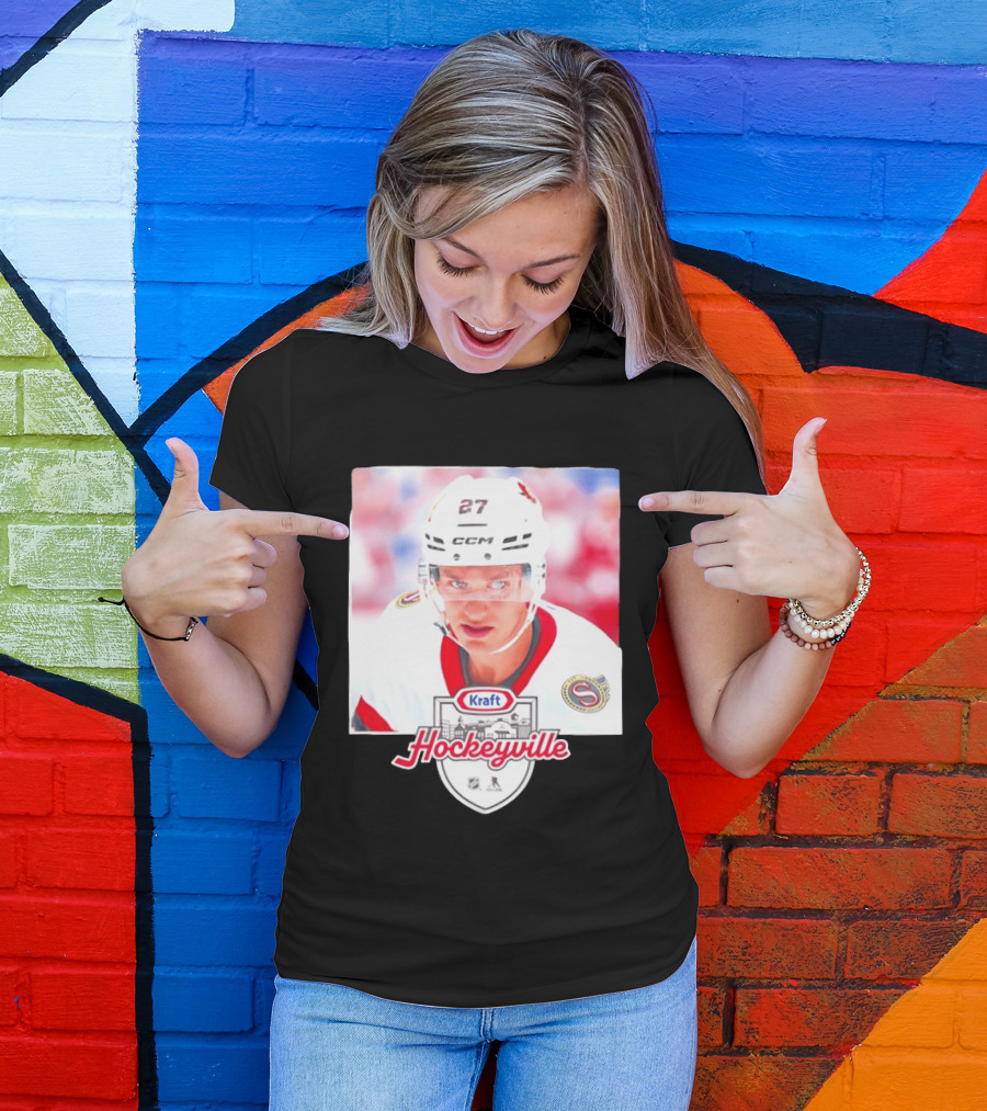 Ottawa Senators 27 Kraft Hockeyville CCM T-Shirt