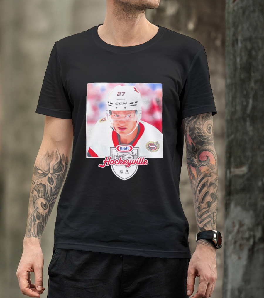 Ottawa Senators 27 Kraft Hockeyville CCM T-Shirt