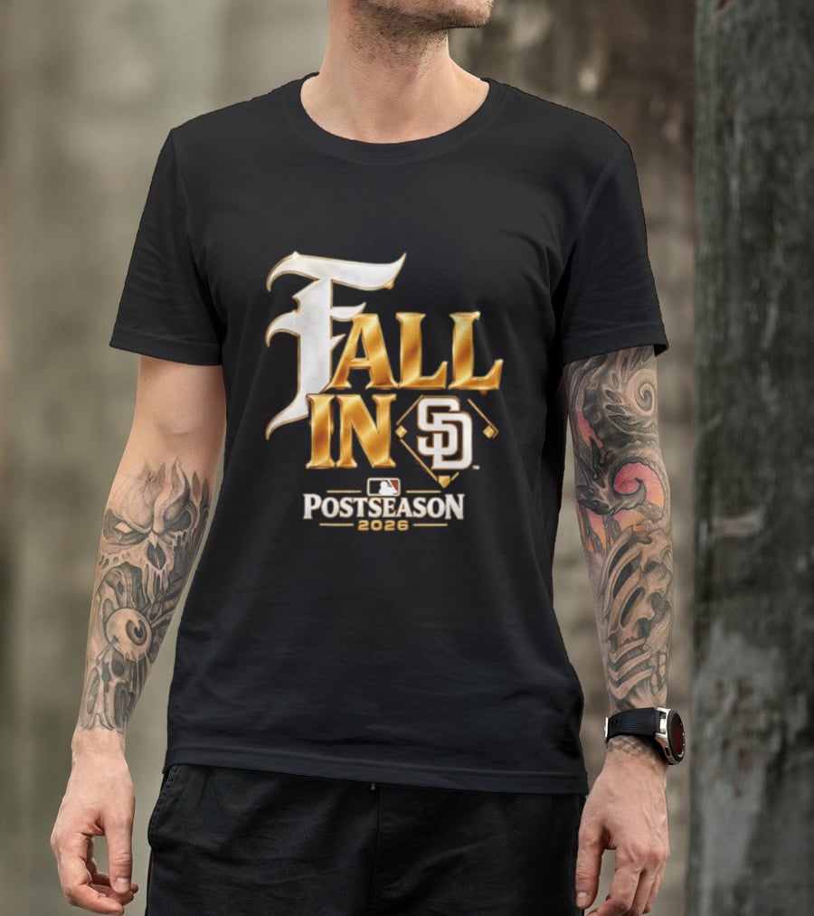 San Diego Padres Fall In SD Postseason 2026 MLB T-Shirt